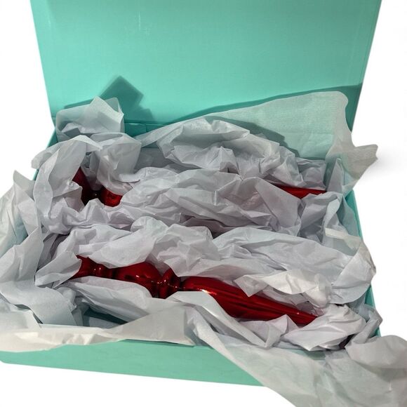 Vintage Handblown Red Mercury Glass Tree Topper Set Of 3 Tabletop RARE FIND - Picture 11 of 11